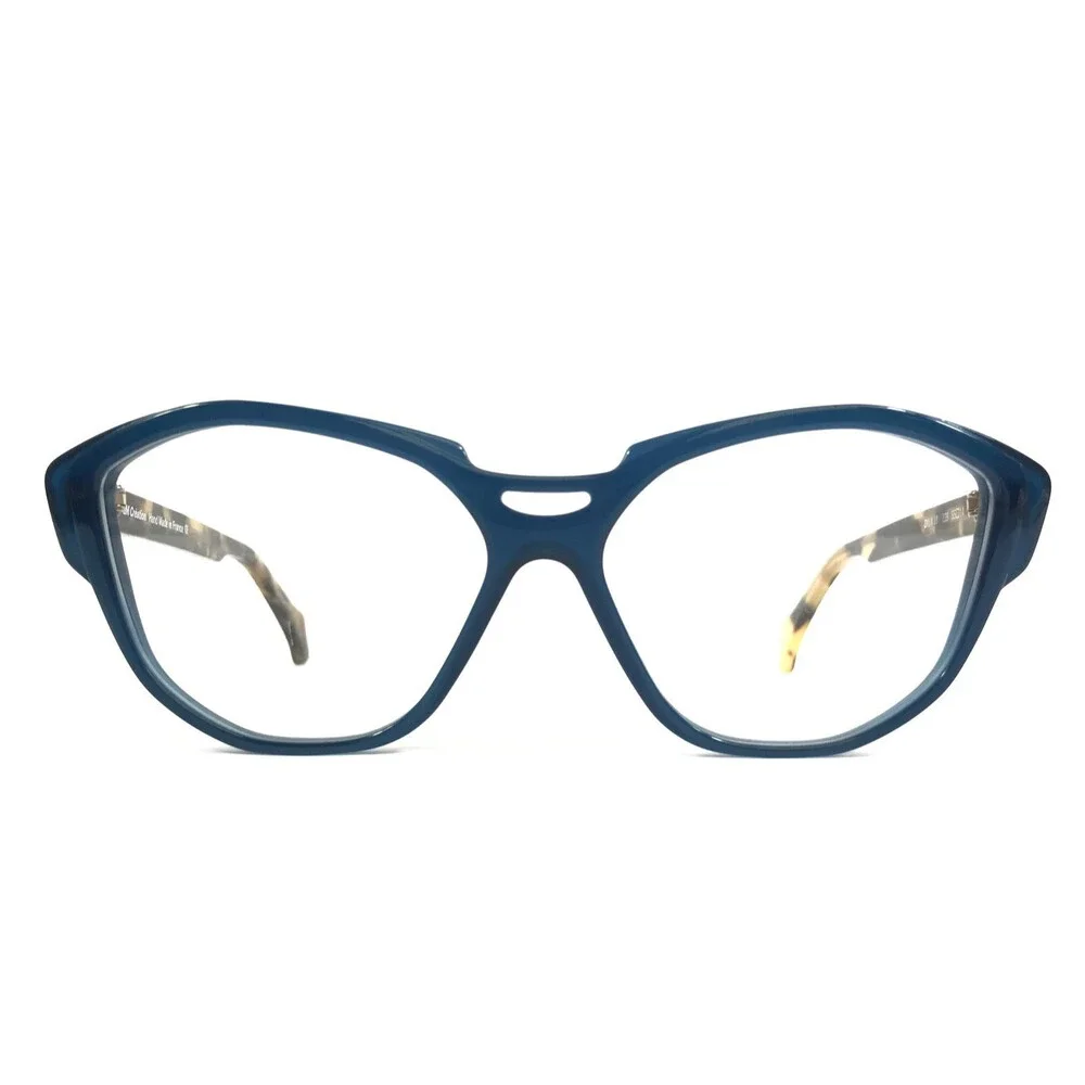 PLM Creation Eyeglasses Frames DIVA VI 239 Blue Tortoise Cat Eye 55-14-145